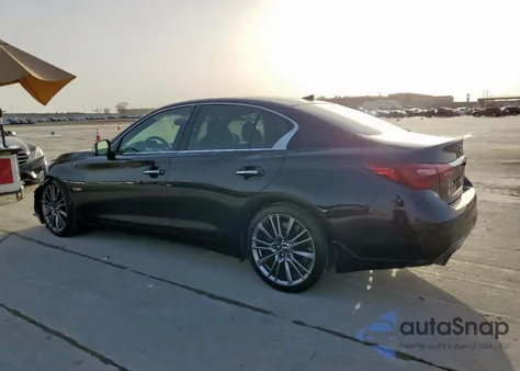 2018 Infiniti Q50 Red Sport 400 из США, поврежденный, VIN JN1FV7AP0JM460921